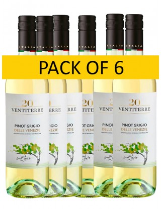 Pack of 6 - Pinot Grigio,...