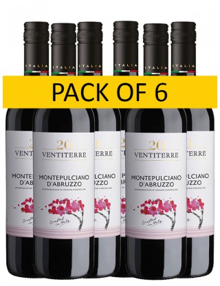 Pack of 6 - Montepulciano...