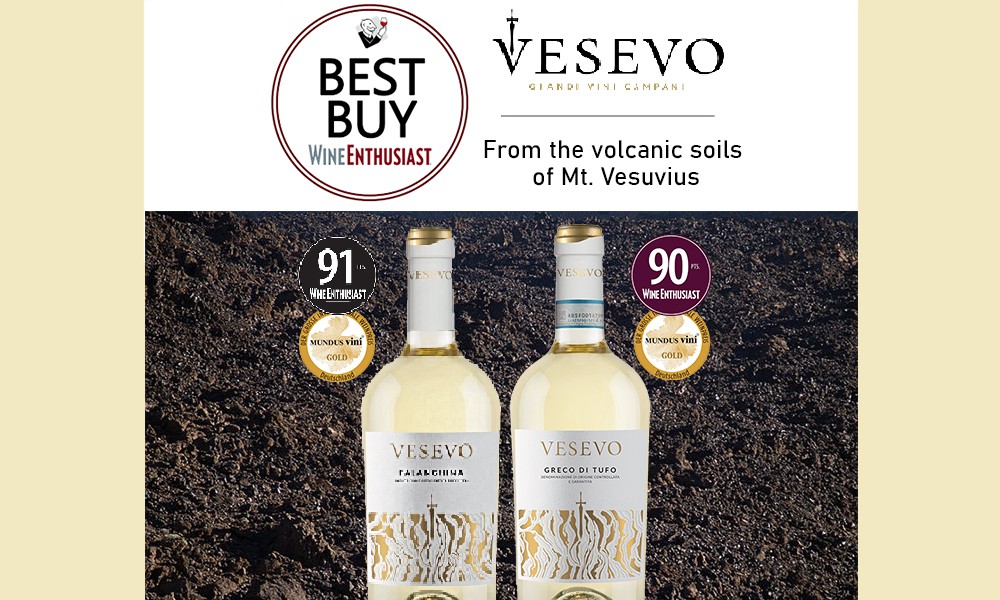 Wine Enthusiast, Best Buy wines from Vesevo